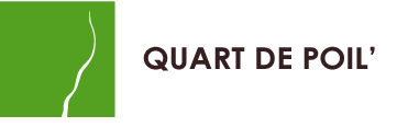 Logo Quart de Poil Design Carton et cuir recyclé