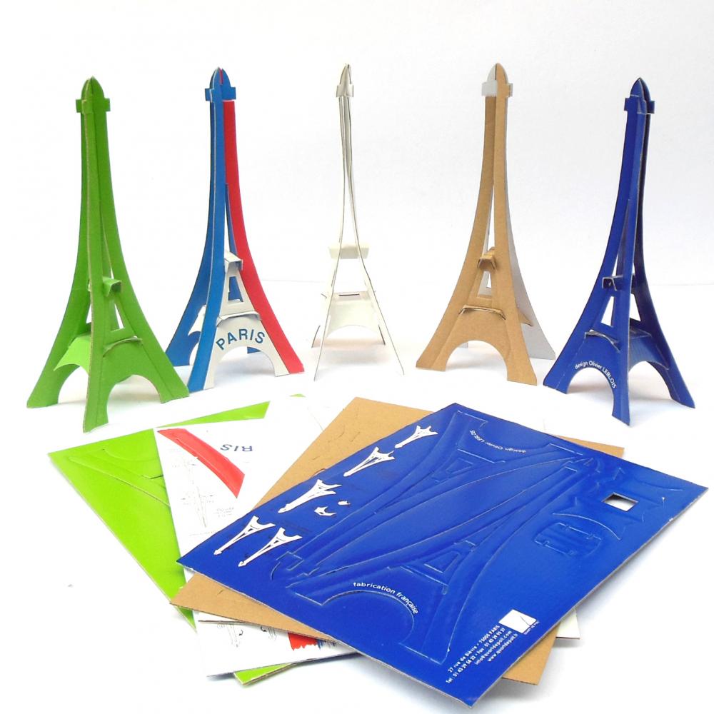 Cardboard Eiffel Tower Template